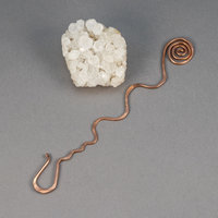 Hand Forged Copper Wire Bracelet Helper Tool