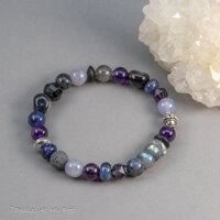 RESERVED LISTING for BR Night Sky Colors Gemstone Stretch Bracelet