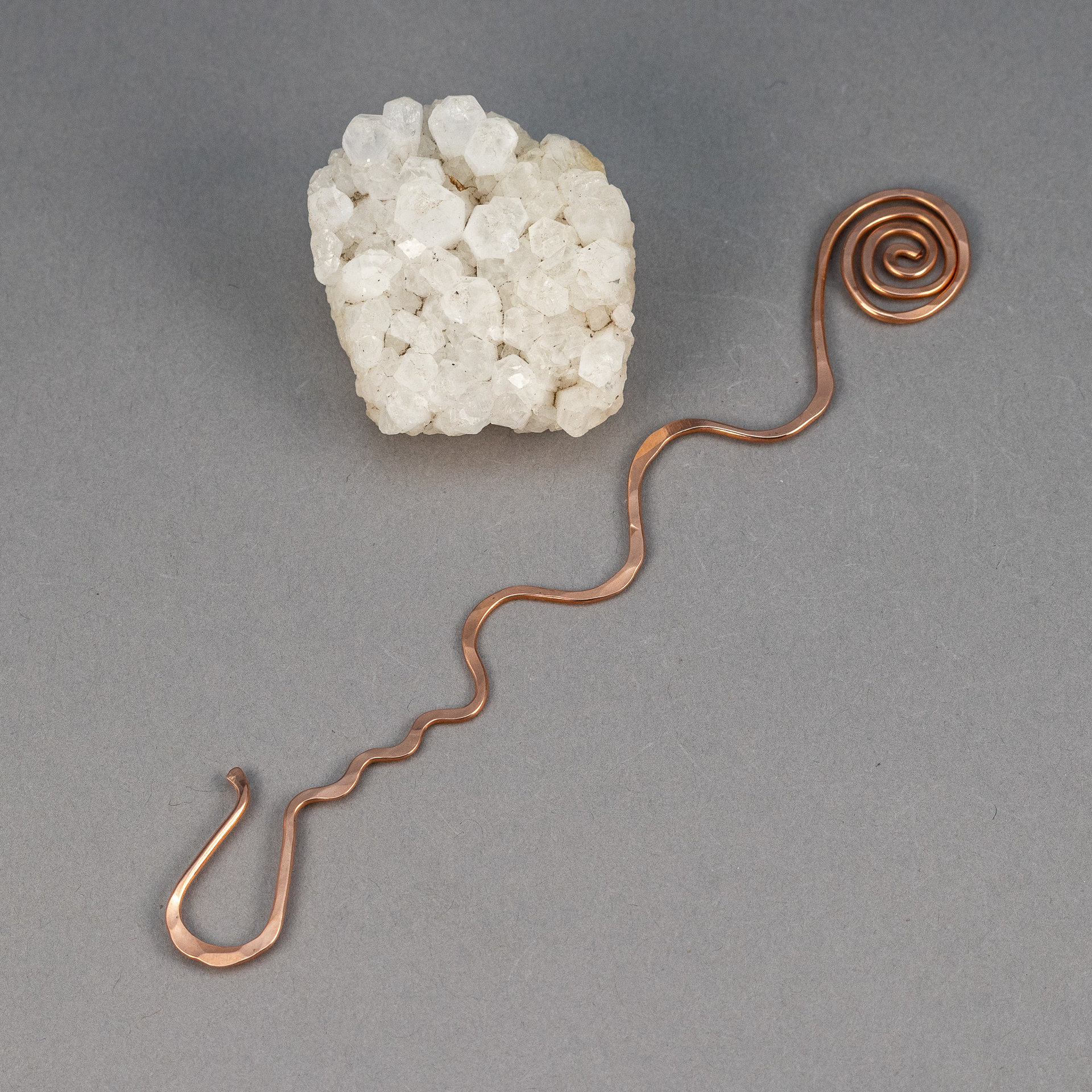 Hand Forged Copper Wire Bracelet Helper Tool