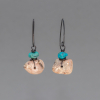 Colorado Found Stone Earrings in Copper