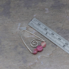Pink Tourmaline Earrings are 1.25 Inches Long
