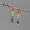 Rainbow Earrings 2-inches Long