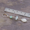 Stone Dangle Earrings are 2.5 Inches Long