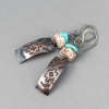 Out West Earrings with Copper Dangles and Natural Stones