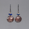 Handcrafted Copper Earrings with Celestial Theme