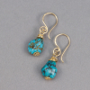 Turquoise Earrings 14k Gold Filled