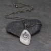 Pebble Necklace in Antiqued Sterling Silver