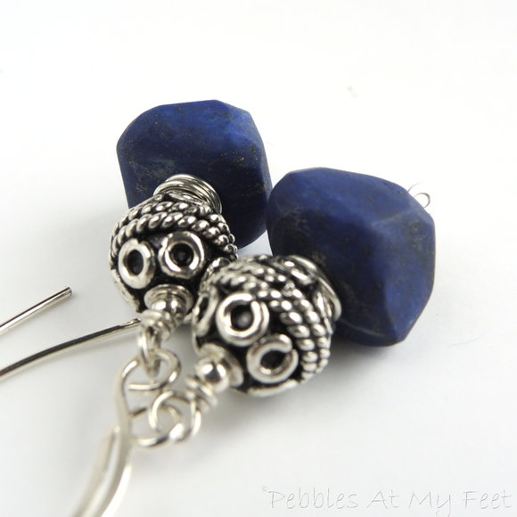 Lapis and sterling like a midnight sky