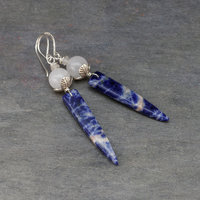 Blue Boho Earrings