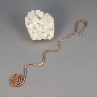 Hand Forged Copper Wire Bracelet Helper Tool