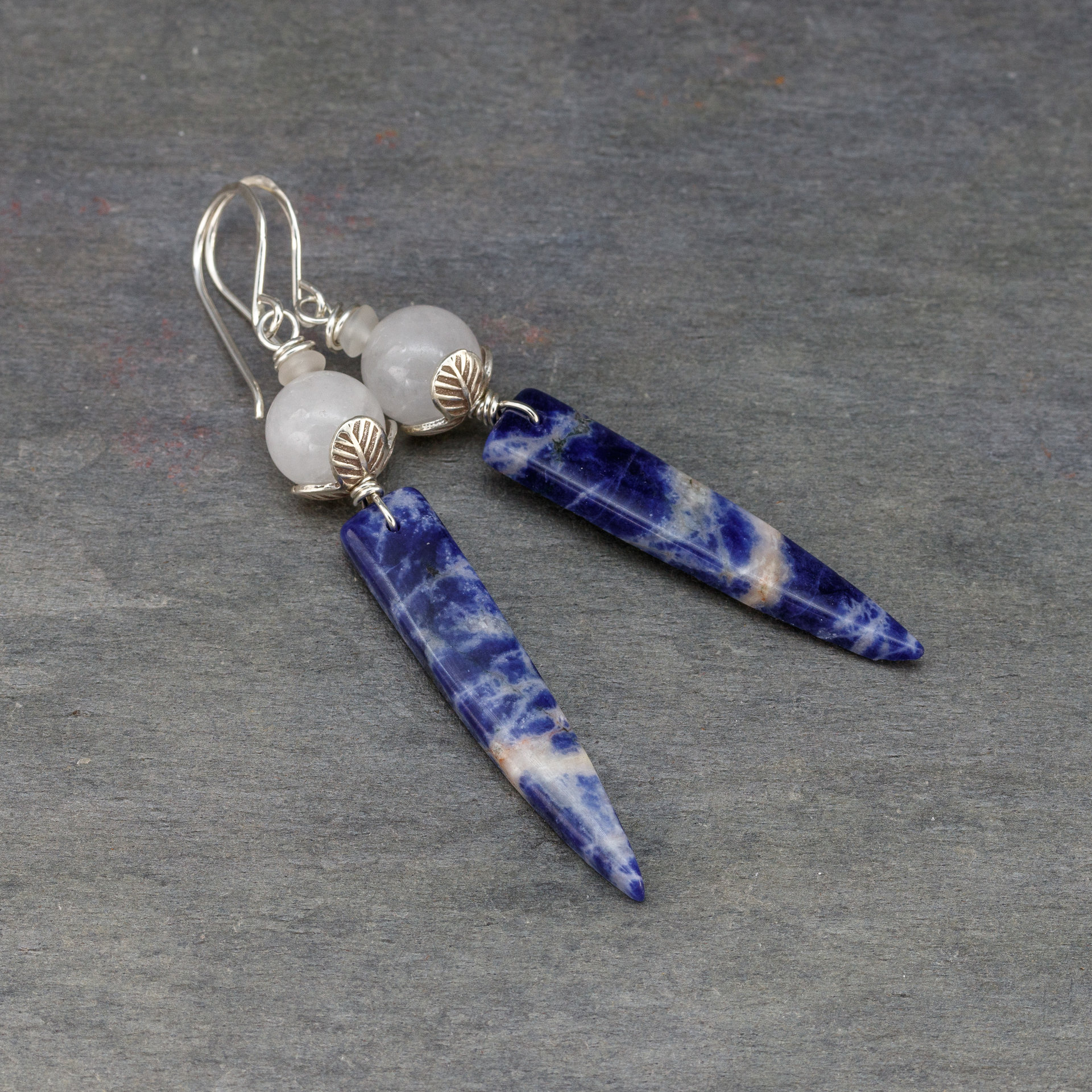 Blue Boho Earrings