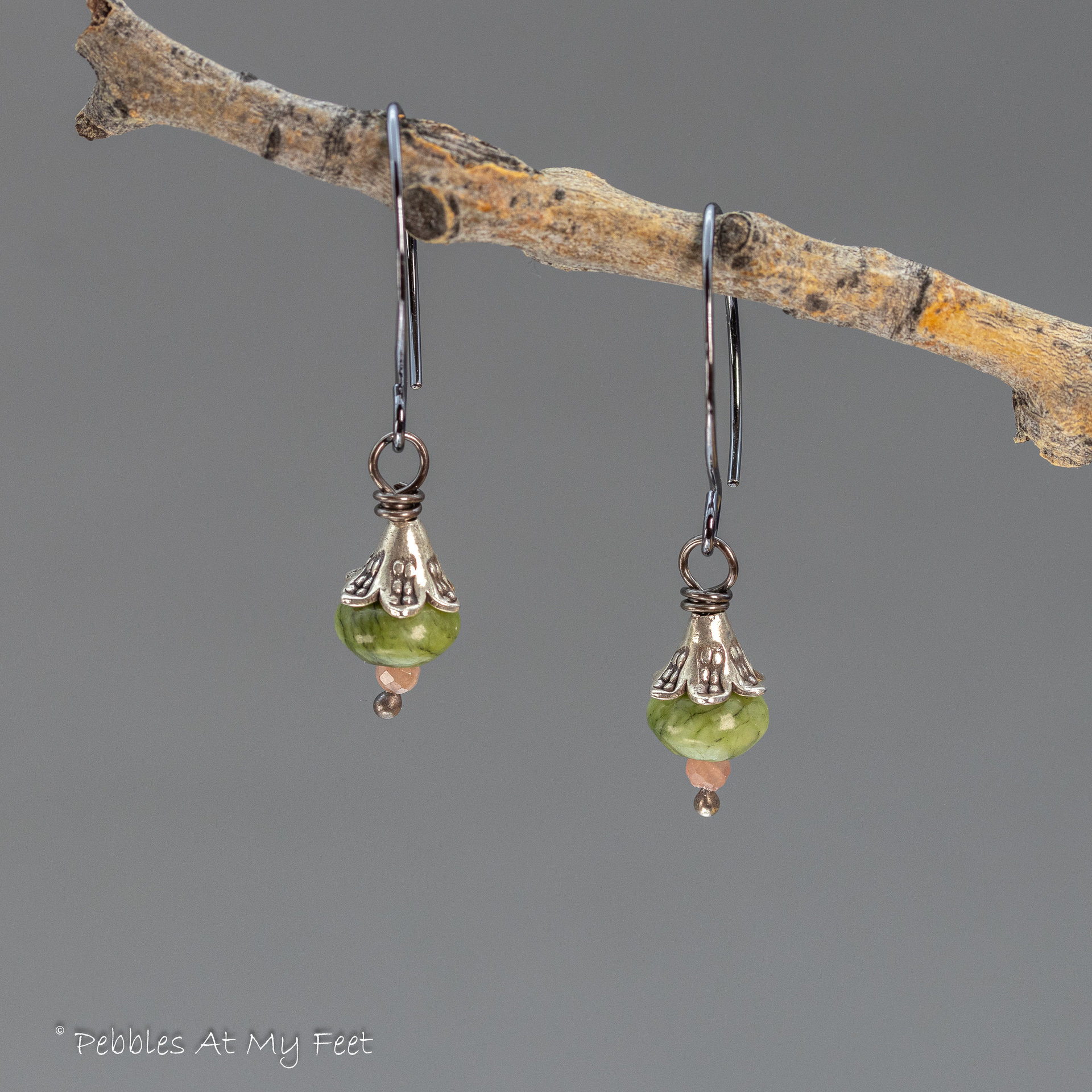 Dainty Stone Drop Earrings in Spring Colors