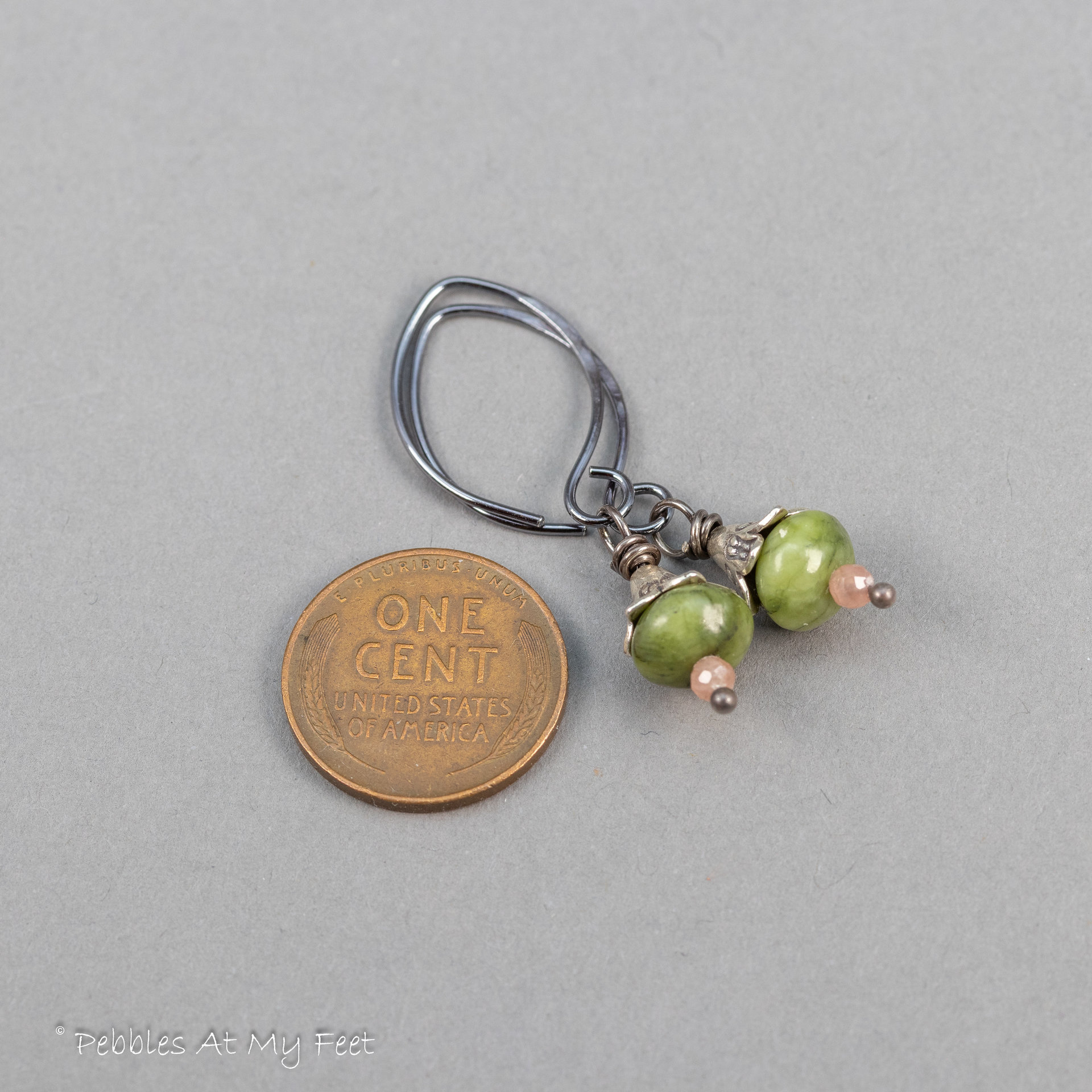 Dainty Stone Drop Earrings in Spring Colors